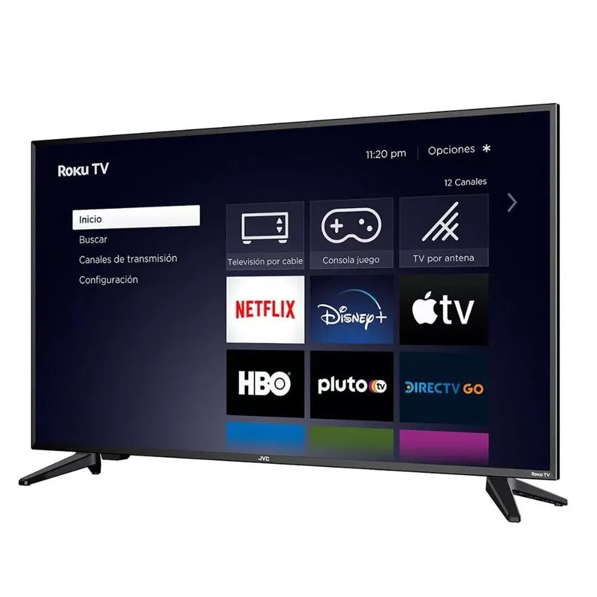 Pantalla Tv JVC 43 pulg Roku Smart tv Full Hd usb hdmi netflix