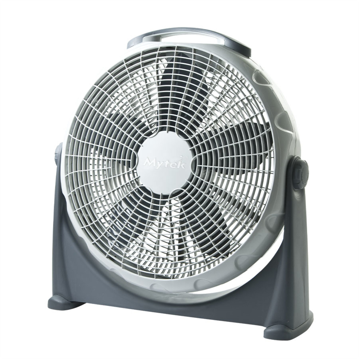 Ventilador piso 20" MYTEK 3385 inclinación manual 3 velocidades.