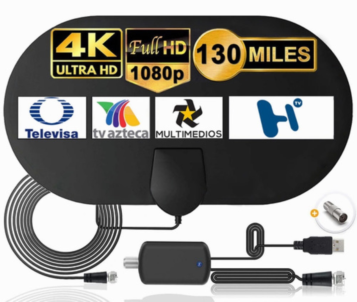Antena De Tv Digital Para Interiores Antena Hdtv 4k 1080p