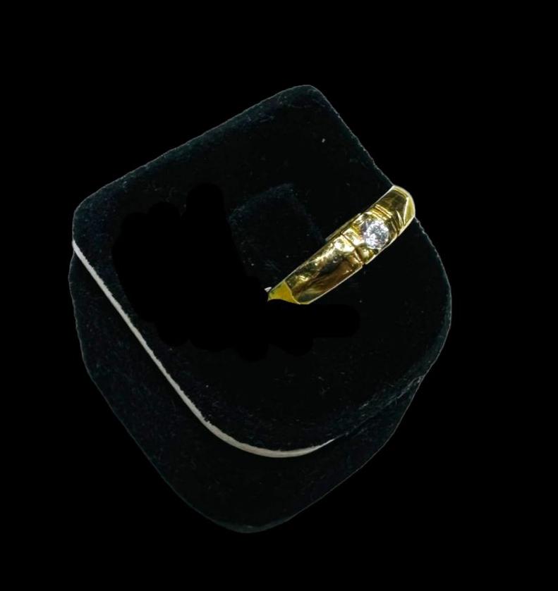 Anillo Compromiso Oro 10 k + Obsequio.