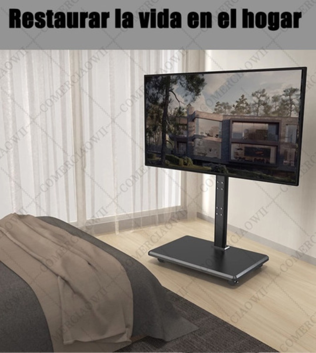 Soporte De Tv Carrito De Tv Móvil Con Ruedas Para Tv 32-75