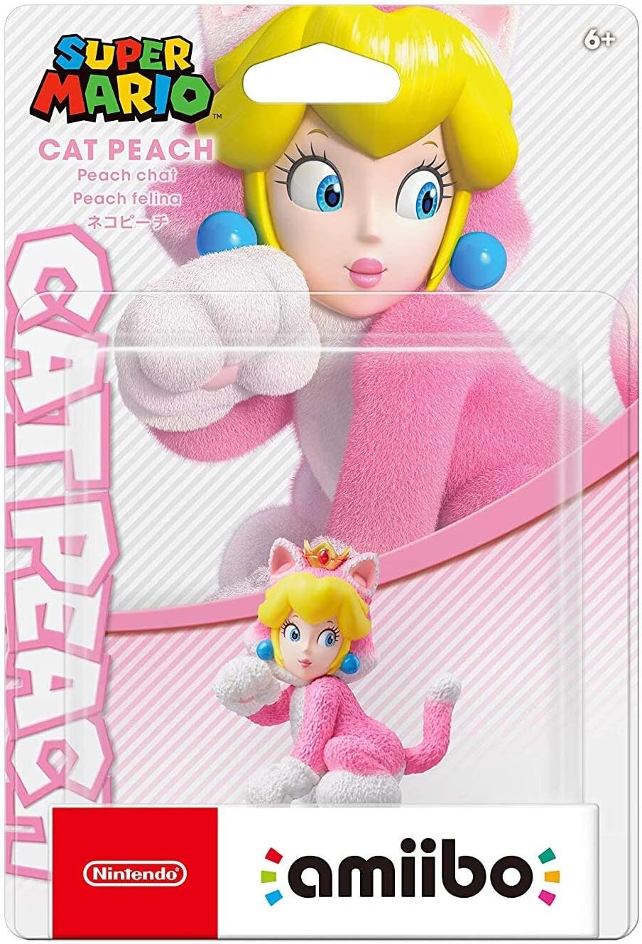 Amiibo Super Smash Bros Cat Peach Gato - Game Center
