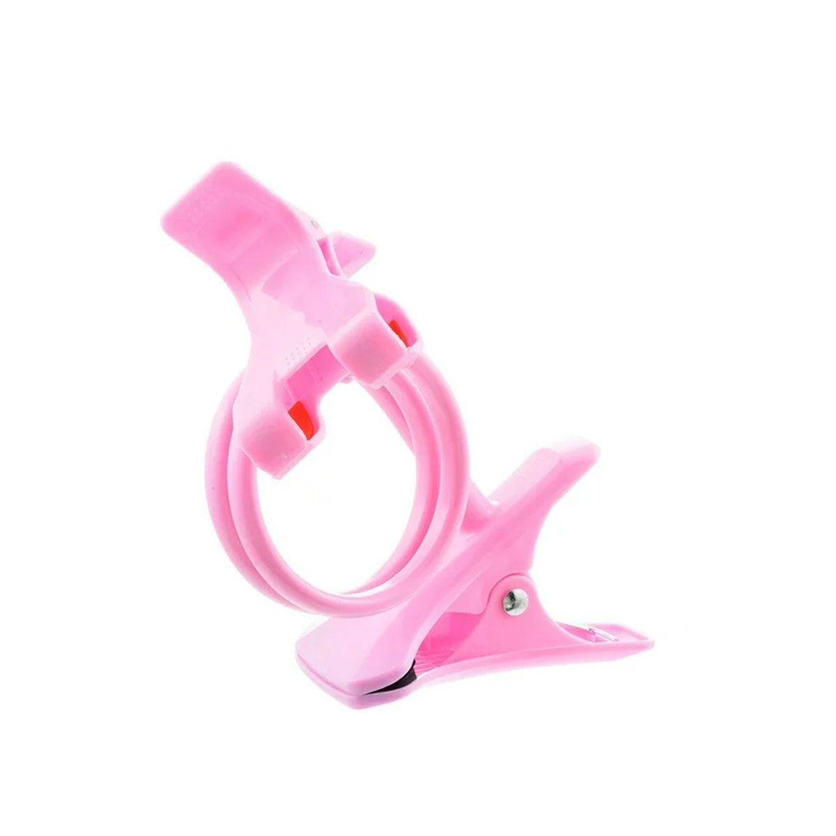 Pinza Con Soporte Flexible Para Celular Elegate Rosa.