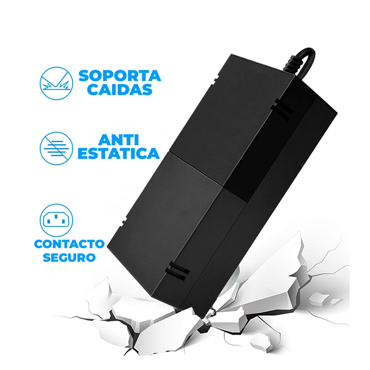 Cargador Fuente De Poder Compatible Con Xbox One Negro.