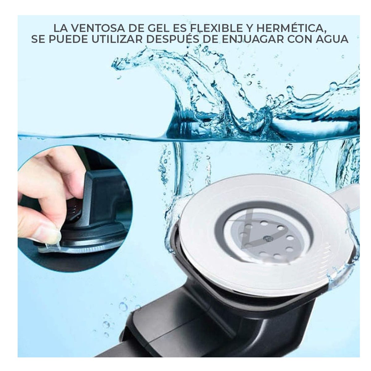 Soporte De Celular Para Auto Brazo Extensible Elegate Negro.