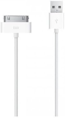 Cable De Datos Y Carga Compatible Con iPhone 4, 4s 30 Pins Blanco 1 M.