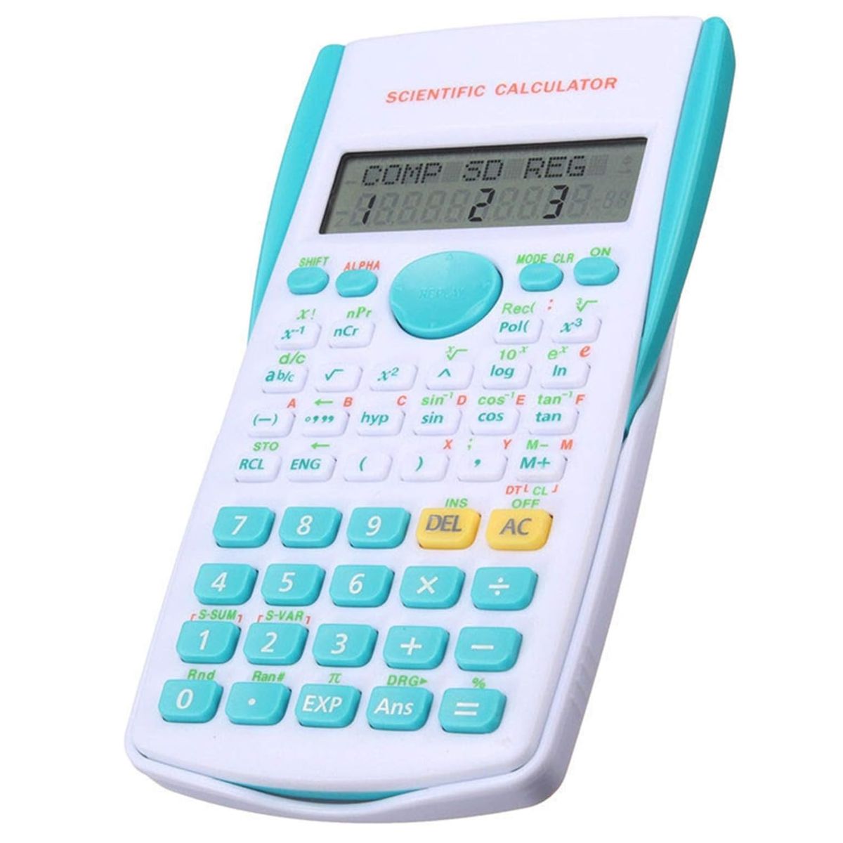 Calculadora Científica 240 Funciones 10+2 Dígitos Verde Baterias De Regalo.