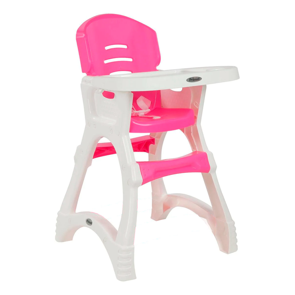 Silla Alta Periquera Prinsel Dinner Rosa Blanca