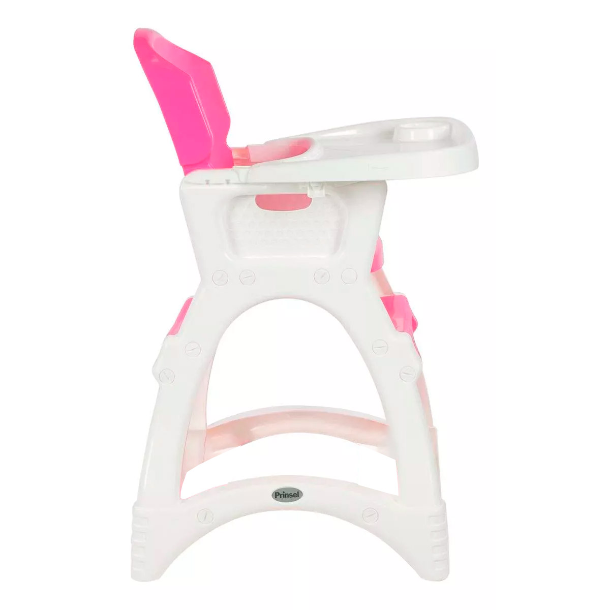Silla Alta Periquera Prinsel Dinner Rosa Blanca