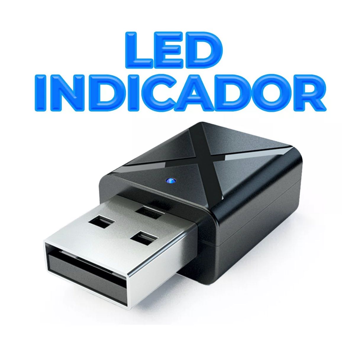 Receptor Y Transmisor De Audio Bluetooth 5.0 Auto O Casa Negro.
