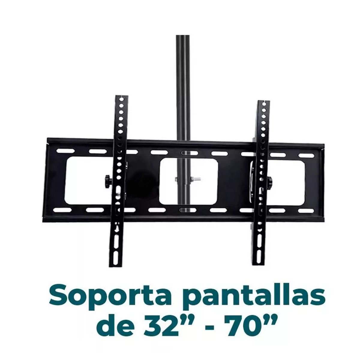 Soporte De Techo Inclinable Para Pantalla De 32 A 70 Pulgadas Negro.