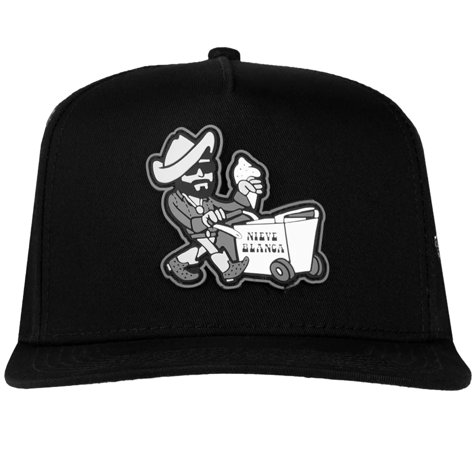 GORRA JC HATS NIEVE BLANCA BLACK AND WHITE 2443