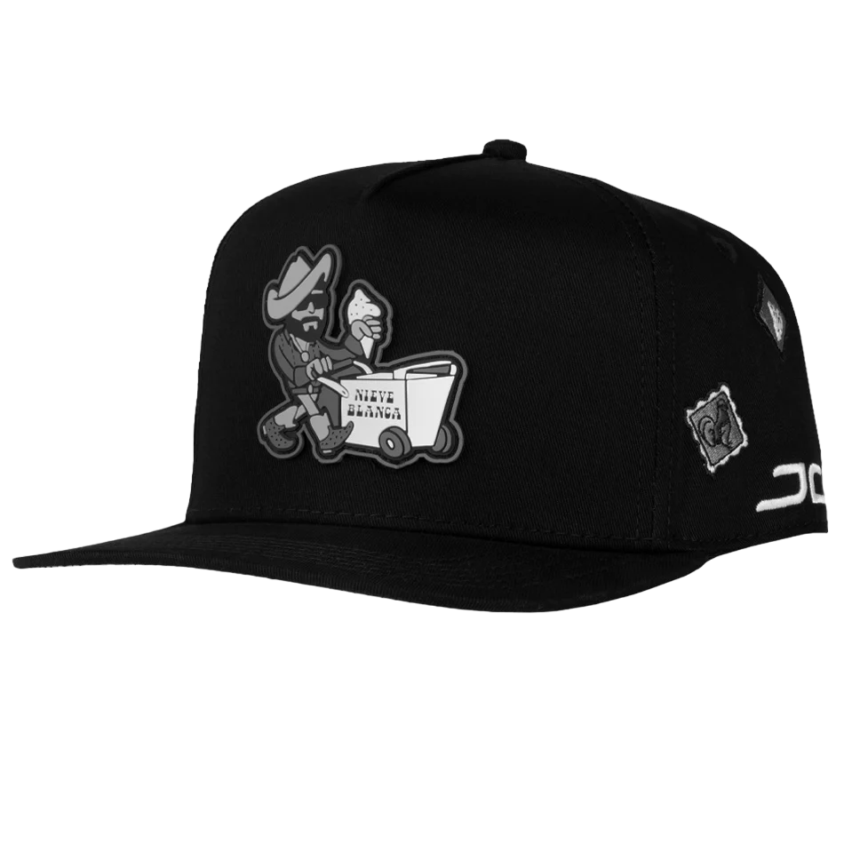 GORRA JC HATS NIEVE BLANCA BLACK AND WHITE 2443