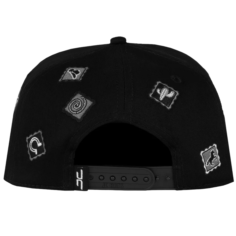 GORRA JC HATS NIEVE BLANCA BLACK AND WHITE 2443