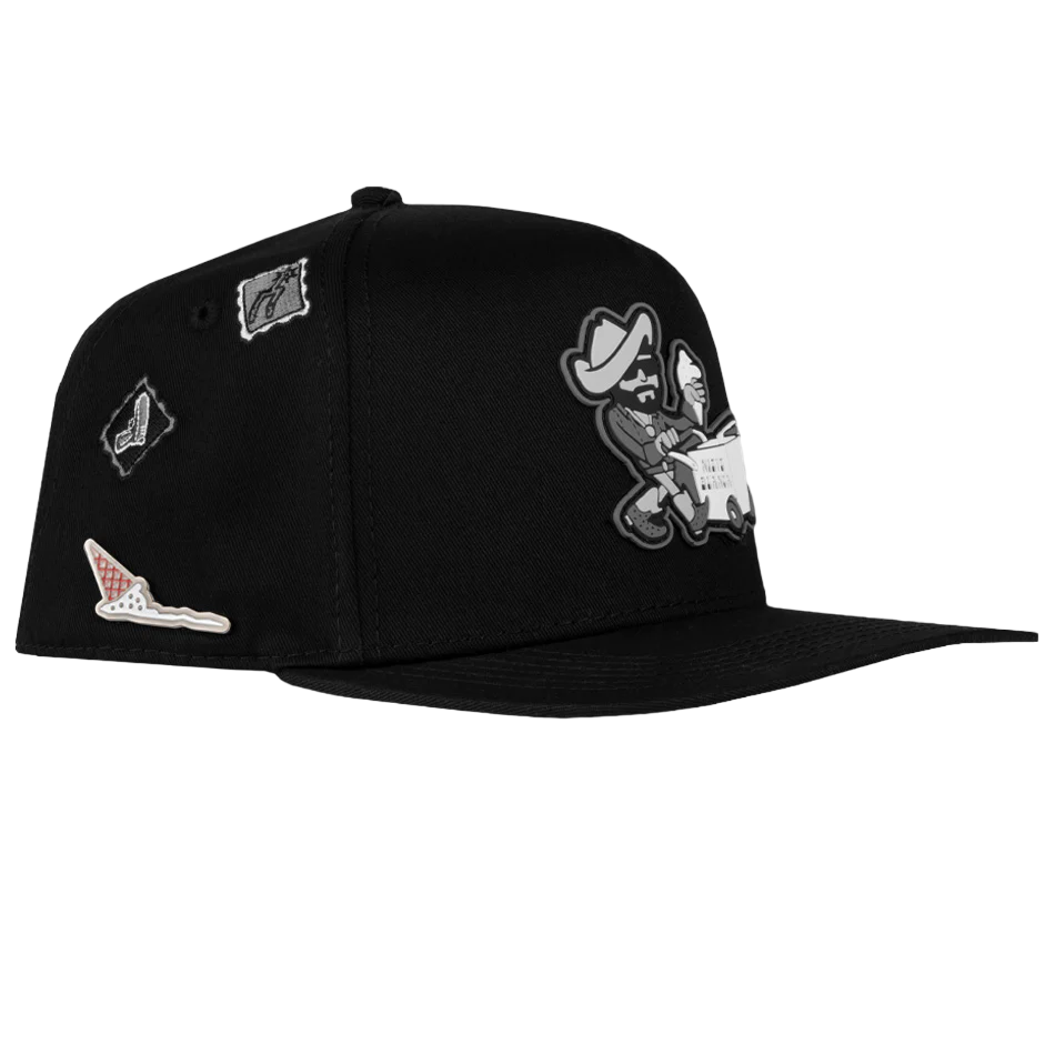 GORRA JC HATS NIEVE BLANCA BLACK AND WHITE 2443
