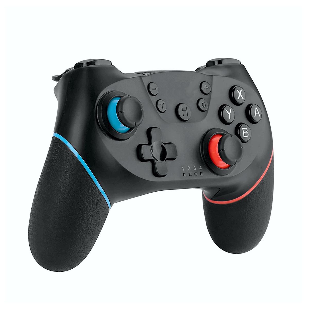 Control Bluetooth Compatible Con Nintendo Switch Con Vibración Negro.