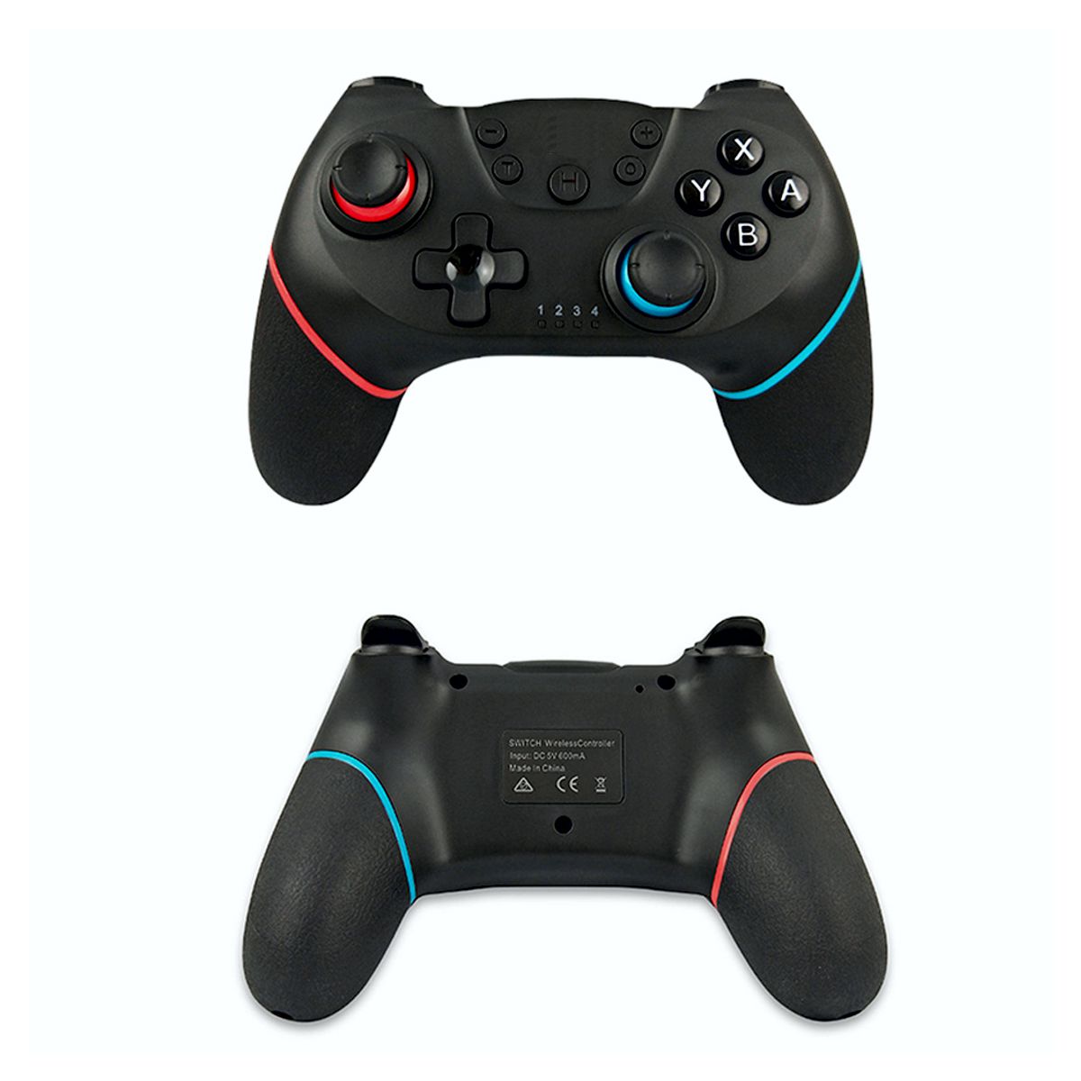 Control Bluetooth Compatible Con Nintendo Switch Con Vibración Negro.