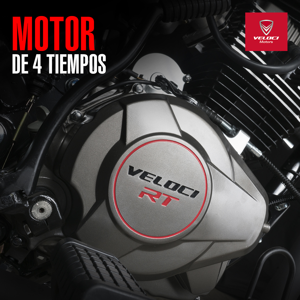 Motocicleta Veloci Black Hawk Rt 150 Cc Negro 2023.