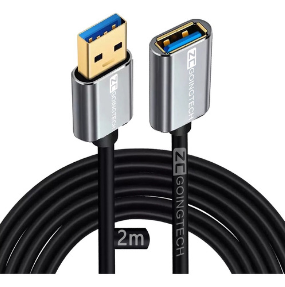 Cable Extensión Usb 3.0 Macho A Hembra 2 Metros High Speed
