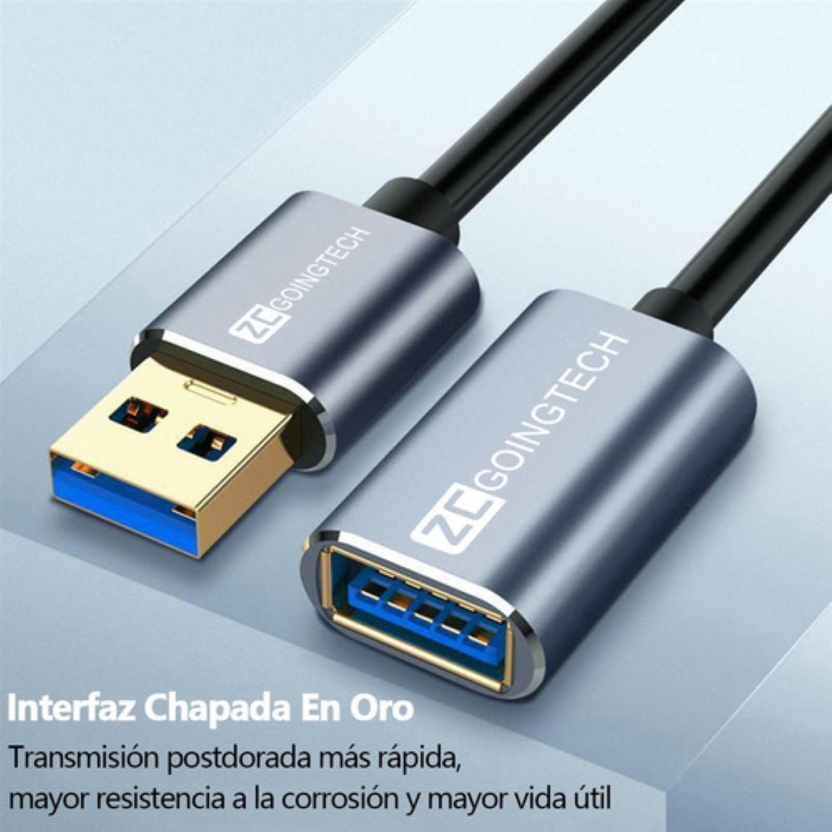 Cable Extensión Usb 3.0 Macho A Hembra 2 Metros High Speed