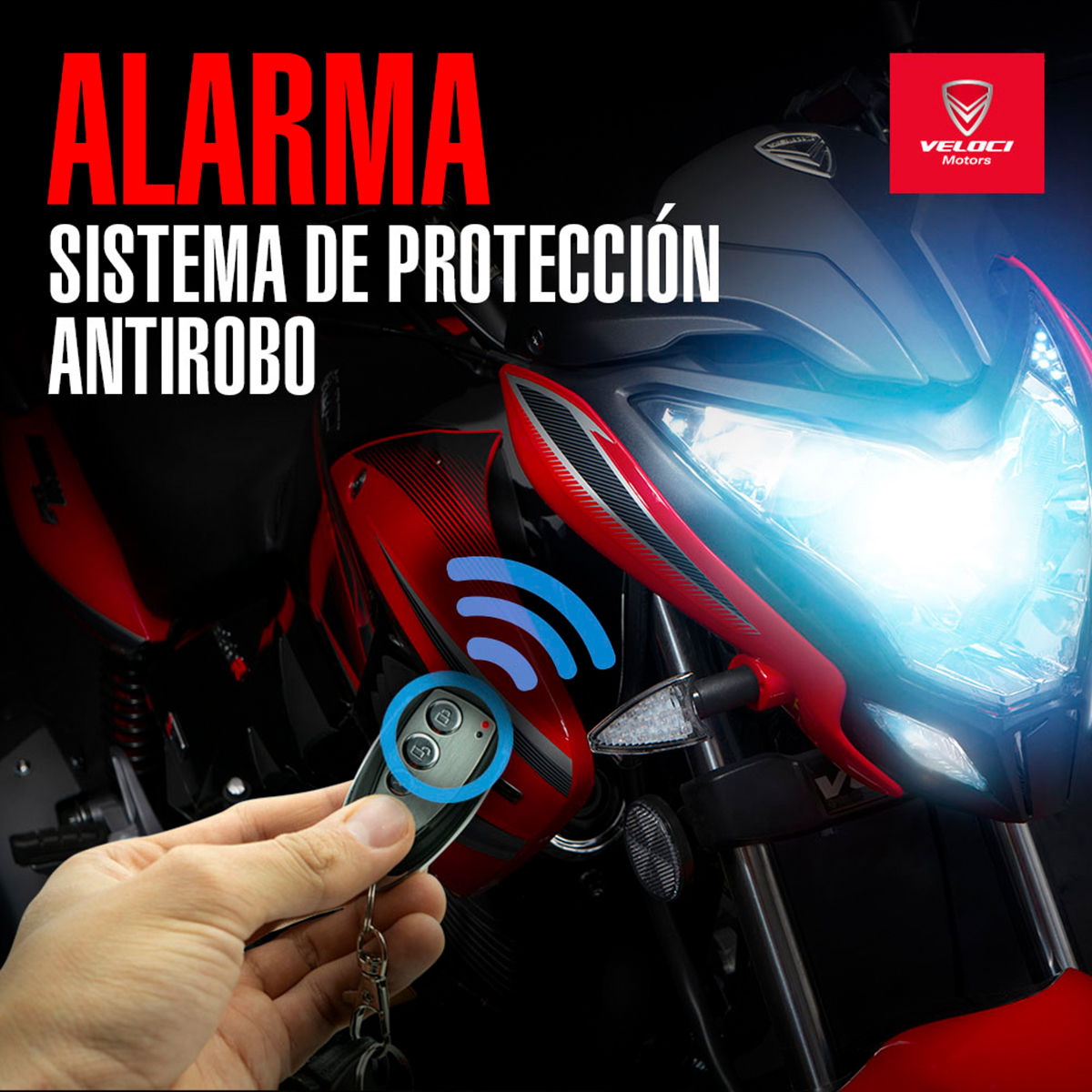 Moto Veloci Aggressor Zx2 250cc Rojo 2022.