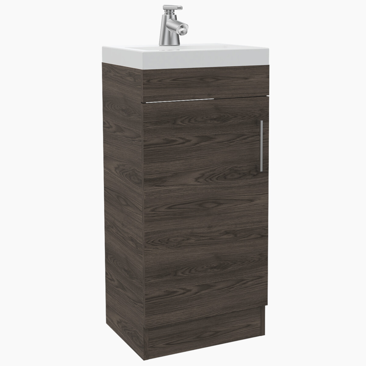 MUEBLE PARA LAVAMANOS ARMABLE CON OVALIN PARA BAÑO MODELO MADRID.