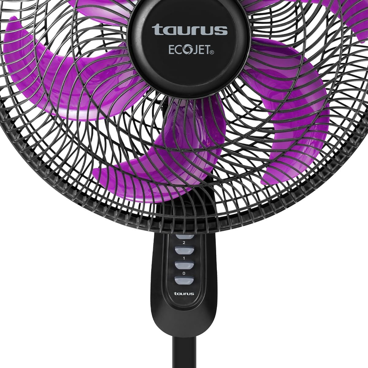 Ventilador Pedestal Taurus Universe 16" 3 Vel. 6 Aspas Negro.