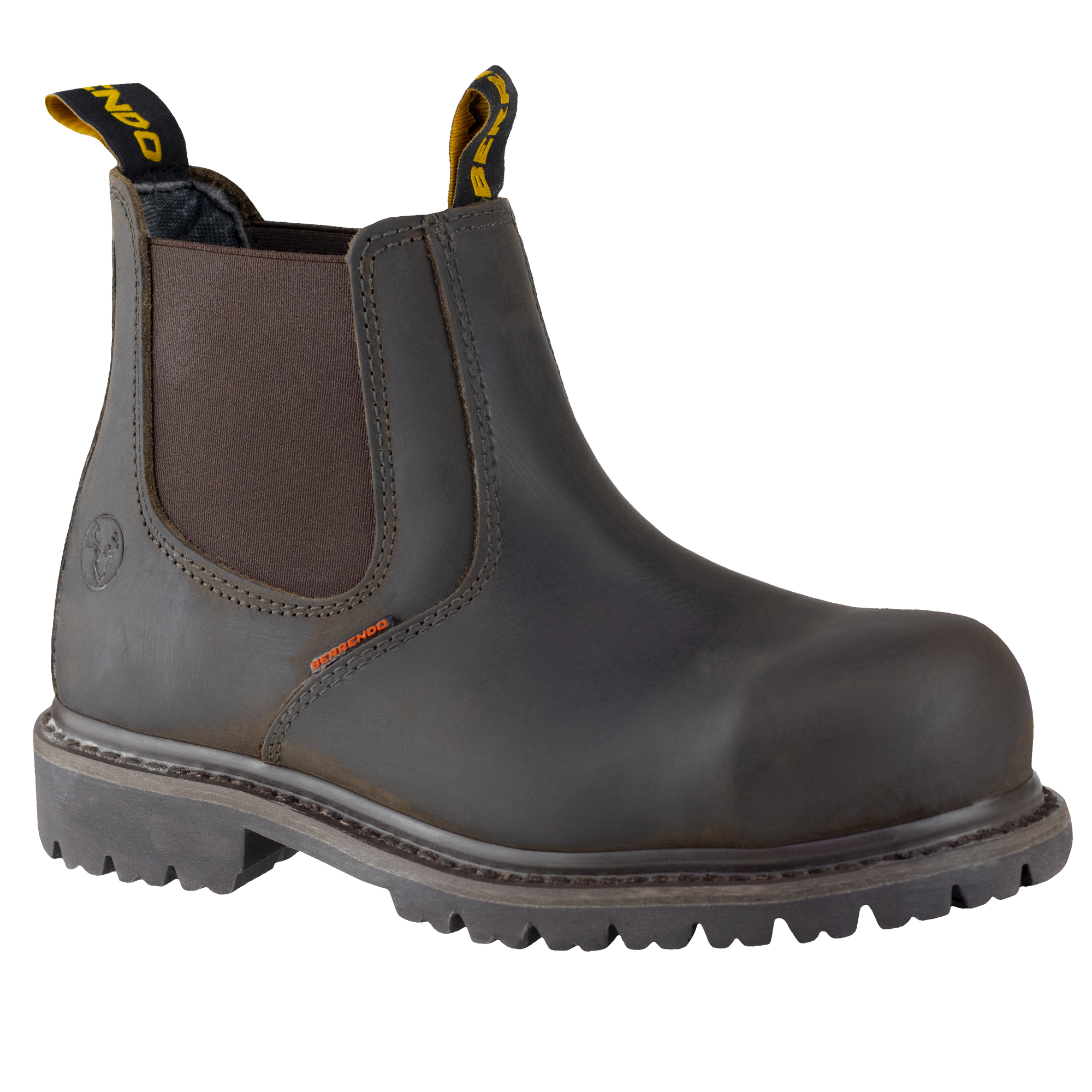 Botas hombre Industriales Berrendo 157 Café Dieléctricas casco poliamida.