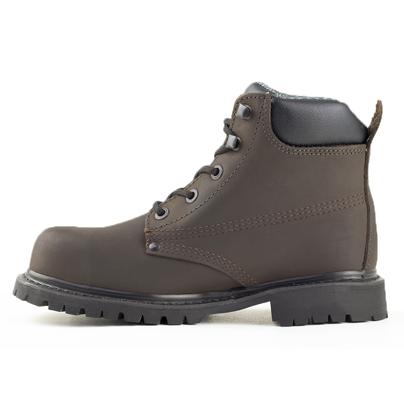 Botas Para Hombre Berrendo Industrial Casquillo Dieléctrico 154 Café Cordones