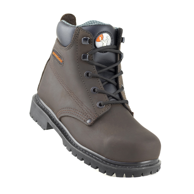 Botas Para Hombre Berrendo Industrial Casquillo Dieléctrico 154 Café Cordones