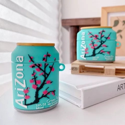 Funda Compatible Con AirPods Tercera Generación Té Verde.