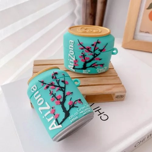 Funda Compatible Con AirPods Tercera Generación Té Verde.