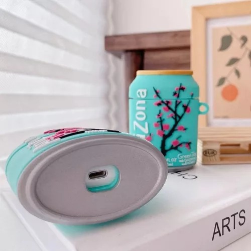 Funda Compatible Con AirPods Tercera Generación Té Verde.