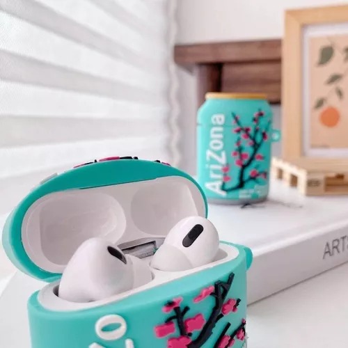 Funda Compatible Con AirPods Tercera Generación Té Verde.