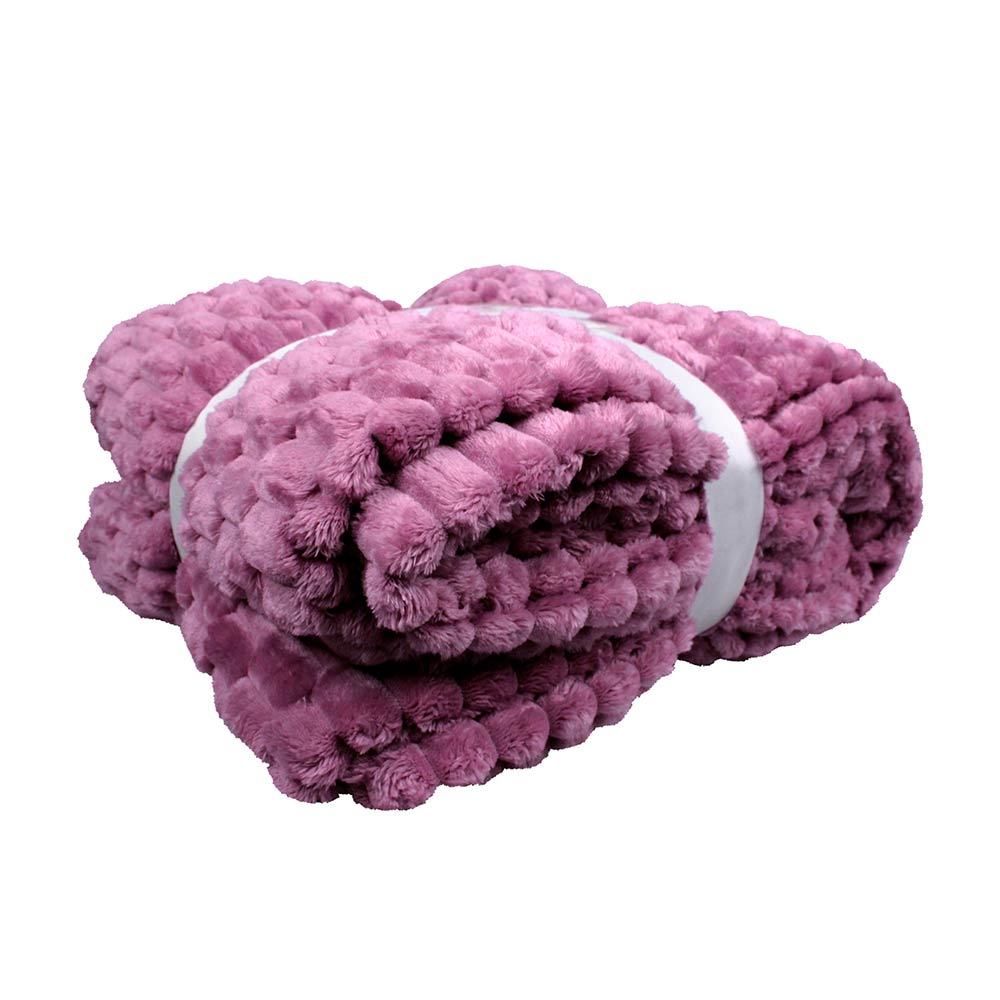  Frazada Matrimonial Ligera Morado Transpirable Térmico