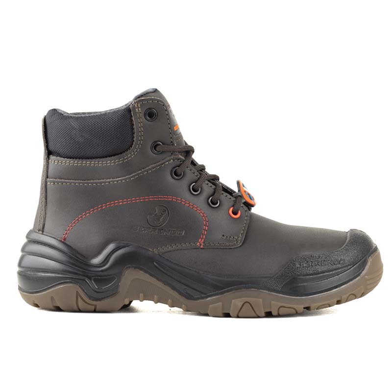 BOTAS BERRENDO DE TRABAJO CON CASQUILLO DIELECTRICO 3017 CAFÉ.