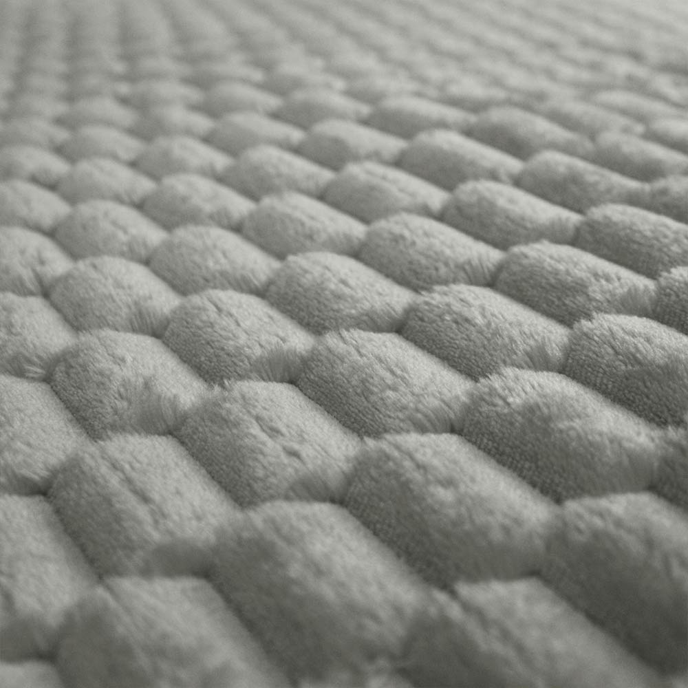 Frazada Embo King Size 250x240 cm Gris, ligera, suave, térmica y lavable