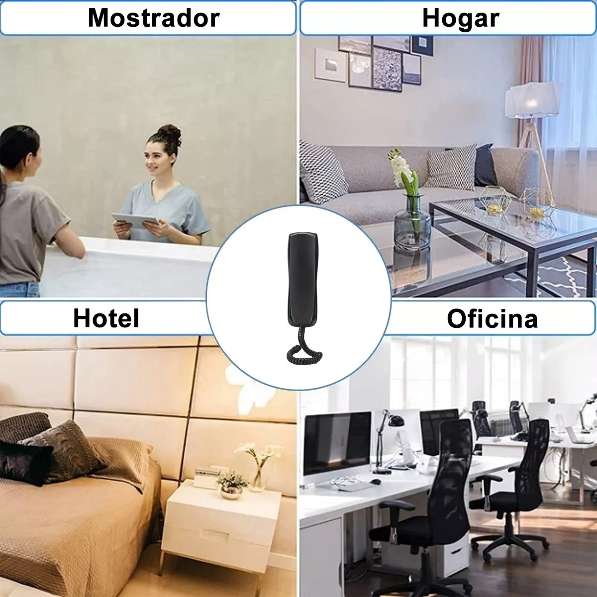 Telefonos Fijos Alambrico Casa Oficina Hotel Dual Fsk/dtmf.