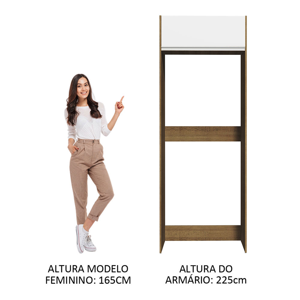 Mueble de Cocina Puerta-Refrigerador Madesa Glamy 1 Puerta Basculante.
