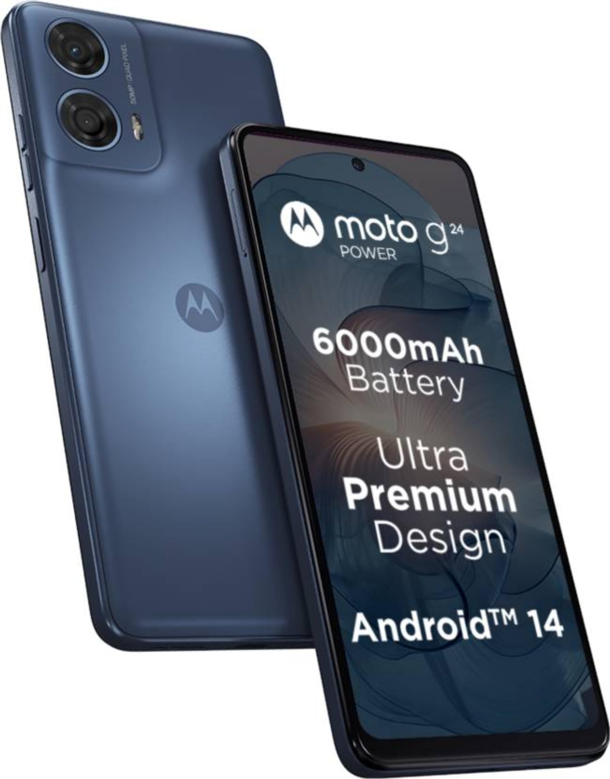 Celular Moto G24 Power 256GB/8GB Ram Doble SIM - Azul Medianoche.