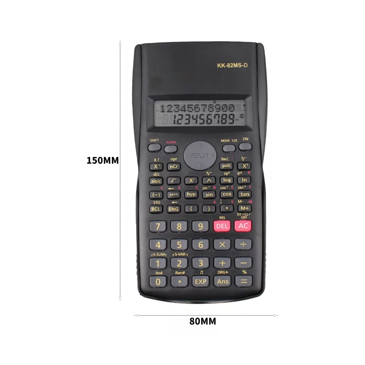  Calculadora Cientifica Escolar Con Baterias 240 Funciones Negro.