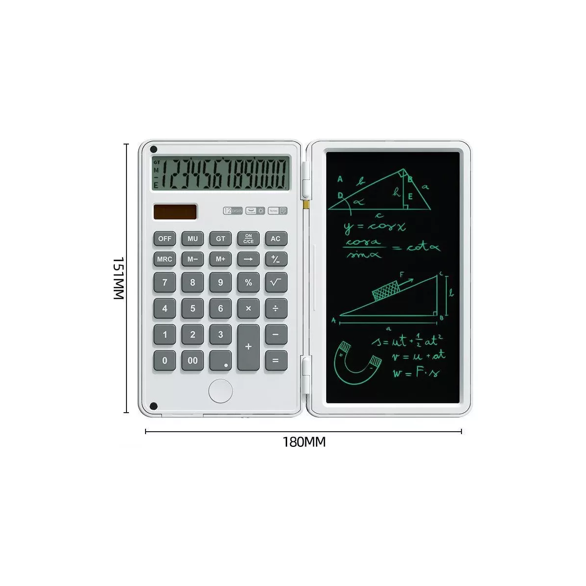 Calculadora Científica C/tablet Inteligente Y 240 Funciones Blanco.