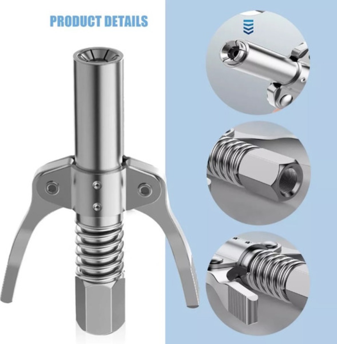 Boquilla Para Pistola De Engrase De 1/8 Npt, 10000 Psi