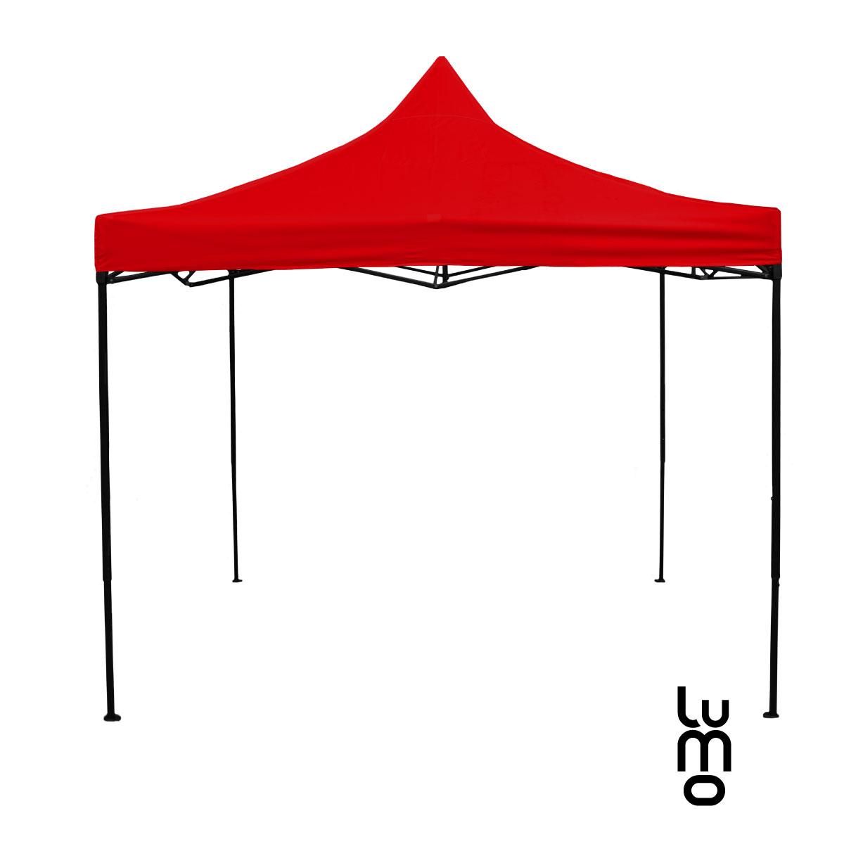 Toldo 3x3 Carpa Impermeable Ajustable Portatil Exteriores ROJO.