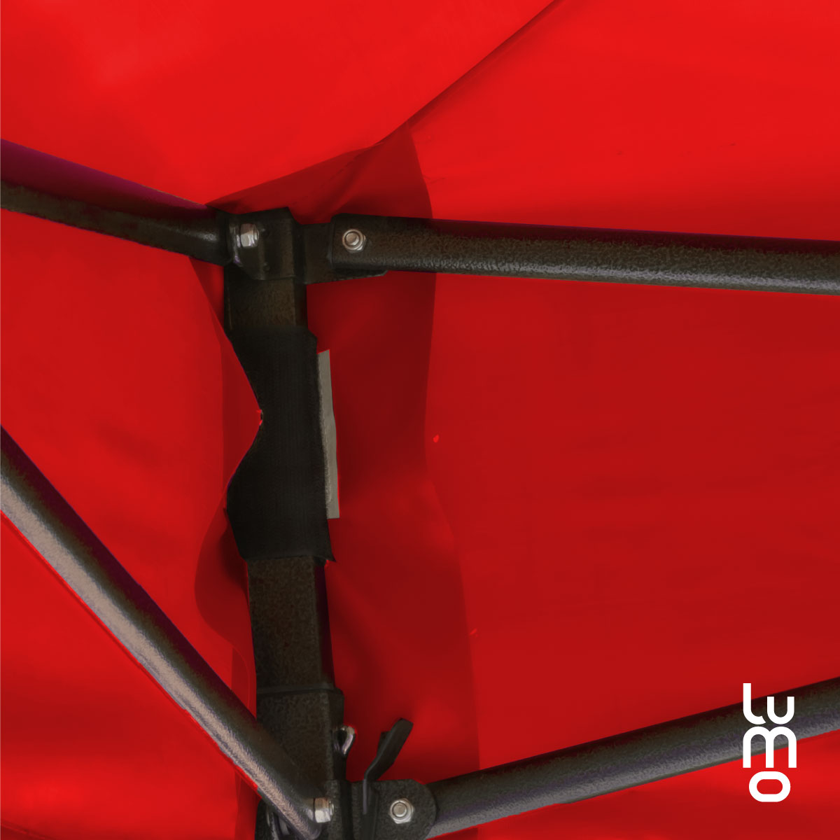 Toldo 3x3 Carpa Impermeable Ajustable Portatil Exteriores ROJO.