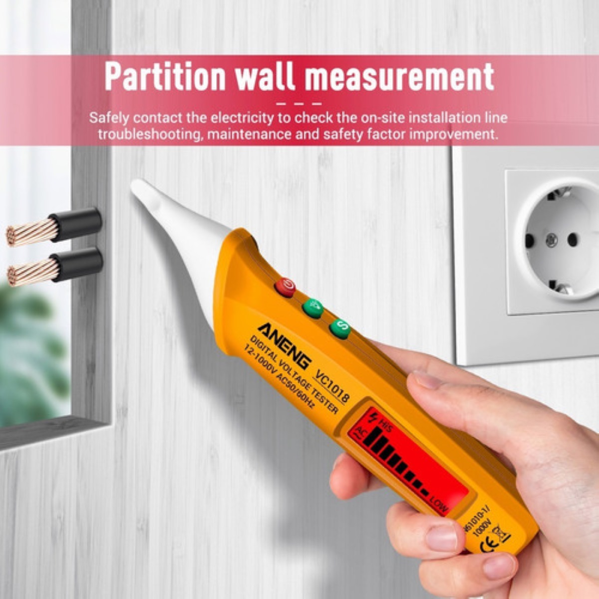 Lápiz Detector De Voltaje Probador De Corriente 12v~1000v Ac