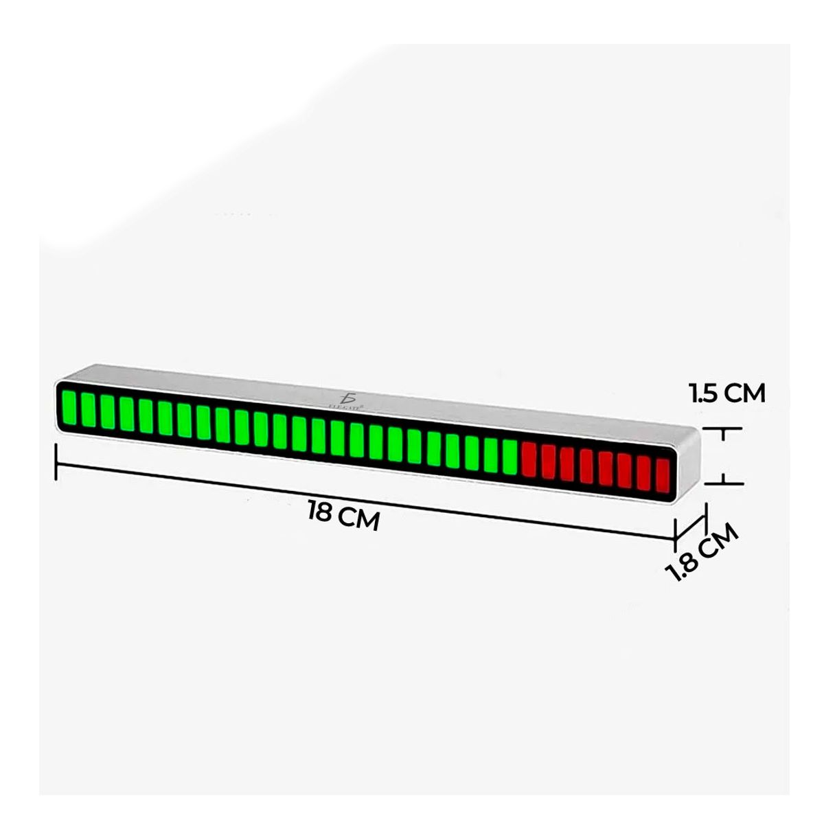 Barra De Luz Led Rgb Audioritmica Recargable De Escritorio.