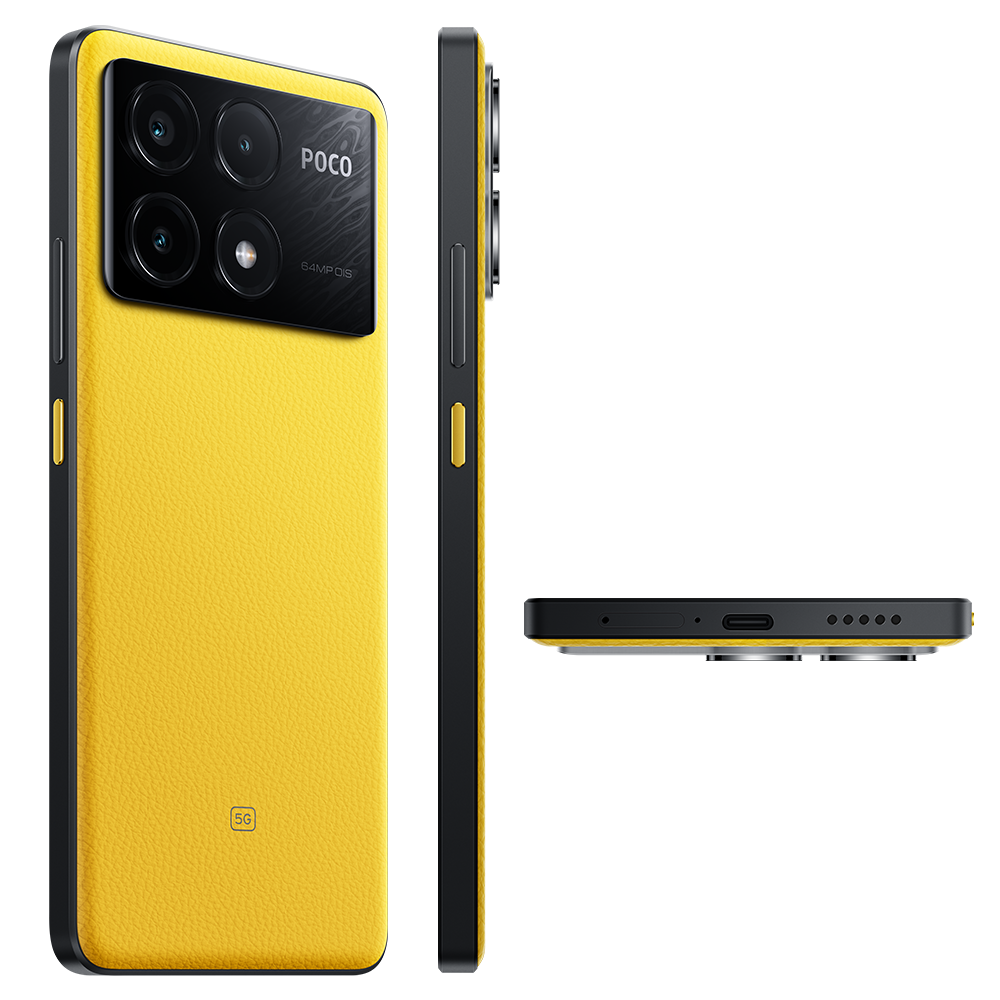 Celular Xiaomi POCO X6 Pro 5G 512GB 12GB Yellow.