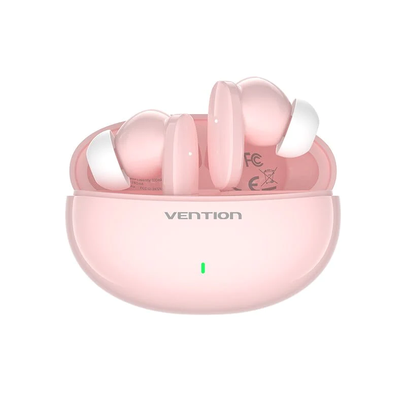 VENTION - Auriculares Bluetooth HiFun Rosa (TWS).