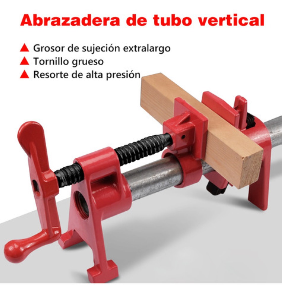 Prensa /abrazaderas Para Madera De Tubo 3/4 Heavy Duty
